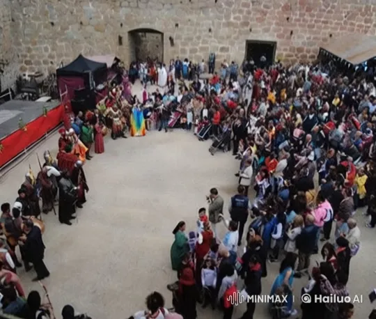 Medieval Celebration of Princess' Birth in Spain – AI Generated Video | Hailuo AI
