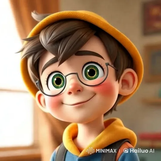 Boy in Cozy Room with Warm Ambiance – AI Generated Video | Hailuo AI