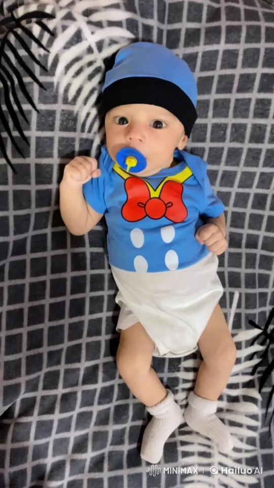 Baby's Joyful Dance on Checkered Blanket – AI Generated Video | Hailuo AI