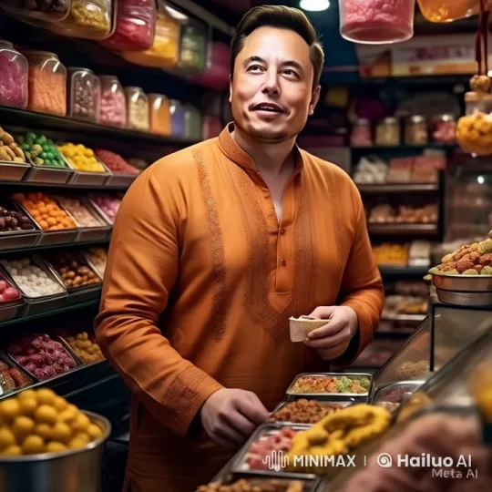 Person in Traditional Outfit Enjoying Sweets in a Cozy Shop – AI Generated Video | Hailuo AI