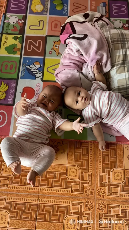 Infant's Playful Stance and Dance Moves Captured – AI Generated Video | Hailuo AI