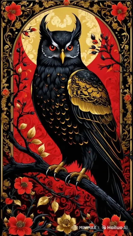 Enchanting Owl in Live2D with Vibrant Animated Background – AI Generated Video | Hailuo AI