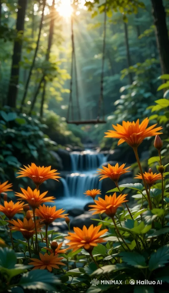Tranquil Nature: Gentle Movements in Serene Scenery – AI Generated Video | Hailuo AI