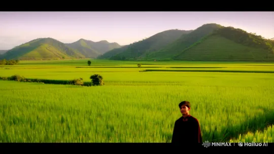 Rakhine State Beauty: Kyaw Kyaw's Tranquil Walk – AI Generated Video | Hailuo AI