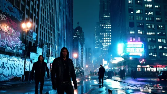 Urban Drama: Intense Visuals and Symbolic Storytelling – AI Generated Video | Hailuo AI