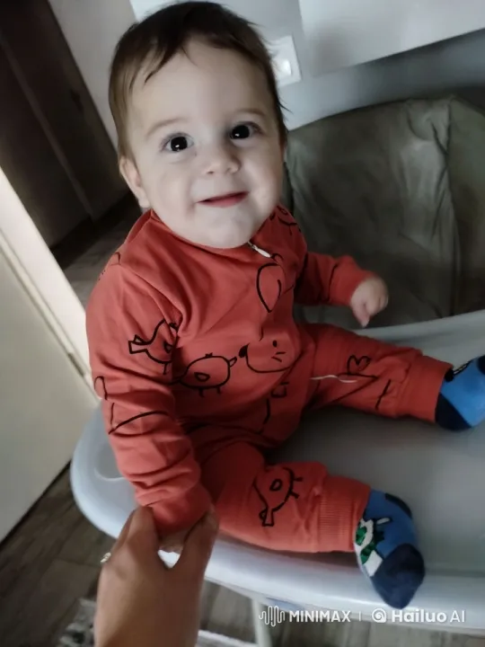 Baby Dances and Mimics Martial Arts in High Chair – AI Generated Video | Hailuo AI