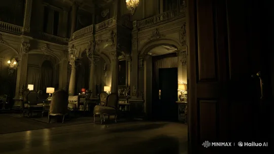Eerie Silence in a Haunted Mansion – AI Generated Video | Hailuo AI