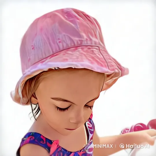 Child Builds Enchanting Sandcastle on Vibrant Beach – AI Generated Video | Hailuo AI