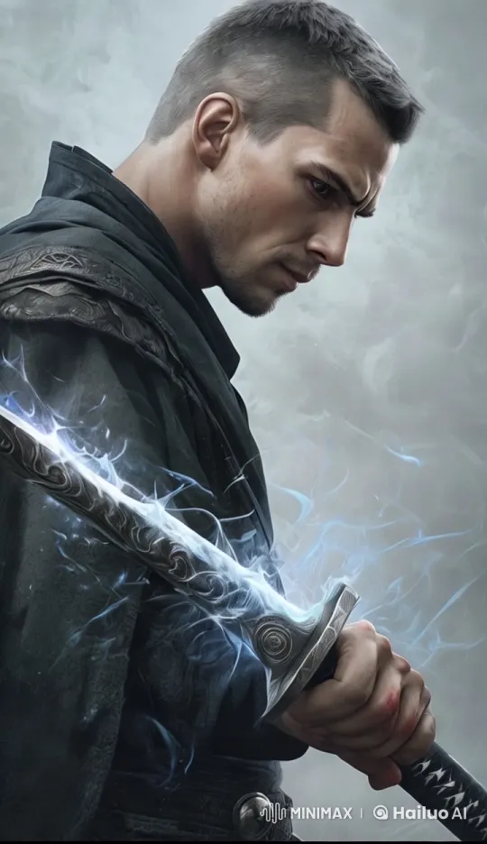 Transcendent Swordsman Unveils Mystic Katana – AI Generated Video | Hailuo AI