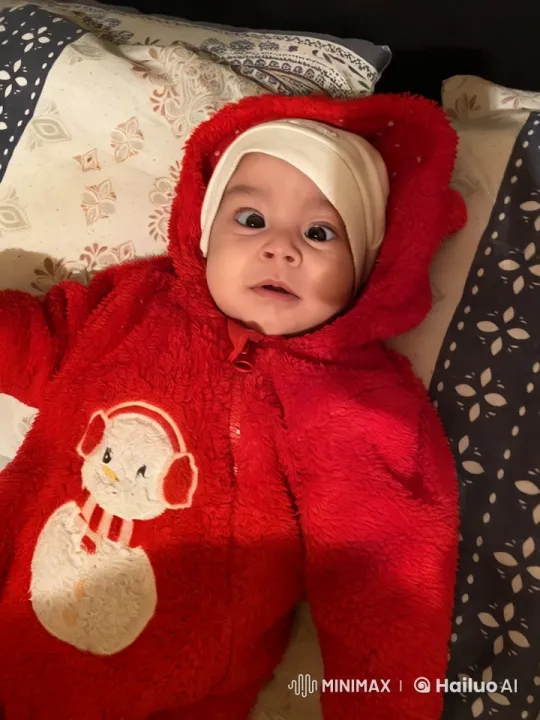Baby Dances Joyfully in Snowman Onesie – AI Generated Video | Hailuo AI