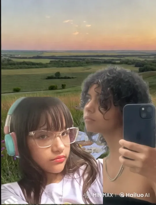 Intimate Kiss Captured in Serene Countryside Sunset – AI Generated Video | Hailuo AI