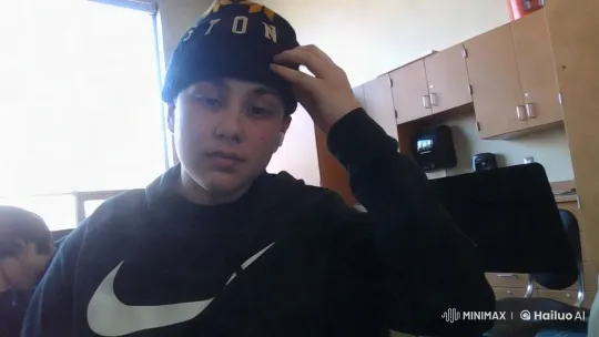 Young Man Performs Backflip in Classroom – AI Generated Video | Hailuo AI