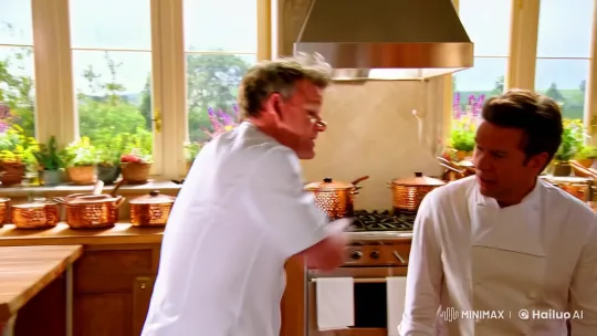 Gordon Ramsay Punches Jamie Oliver in Dramatic Kitchen Confrontation – AI Generated Video | Hailuo AI