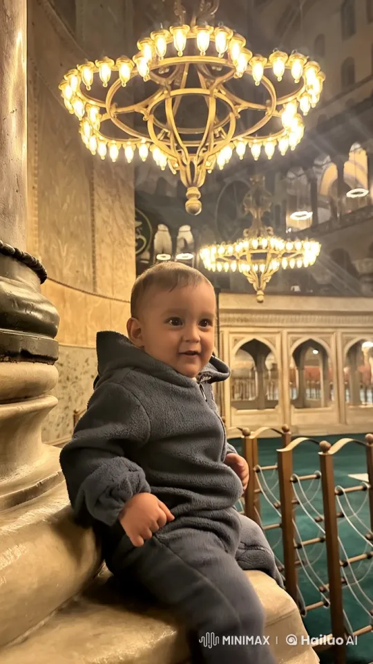 Child's Joyful Dance in Ornate Interior with Kung Fu Flair – AI Generated Video | Hailuo AI
