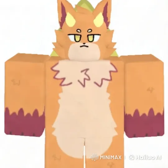 Pixelated Fox Character Study with Aesthetic Cinematography – AI Generated Video | Hailuo AI