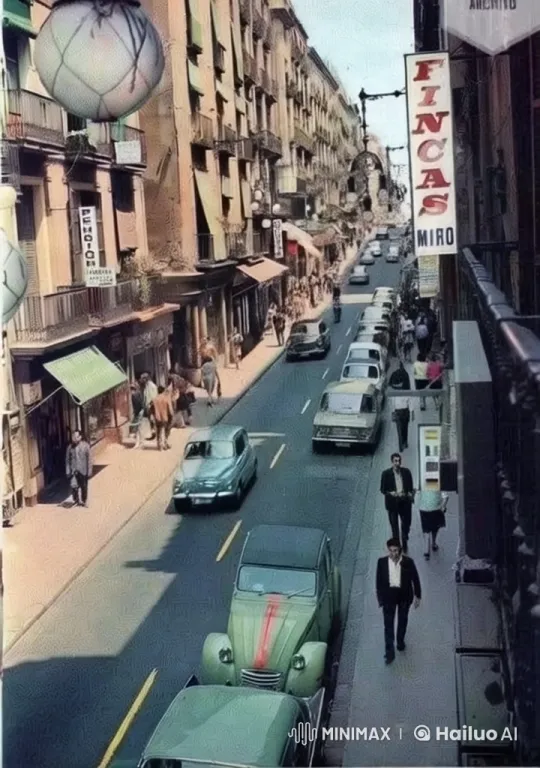 Bustling City Street with Dynamic Tracking Shot – AI Generated Video | Hailuo AI
