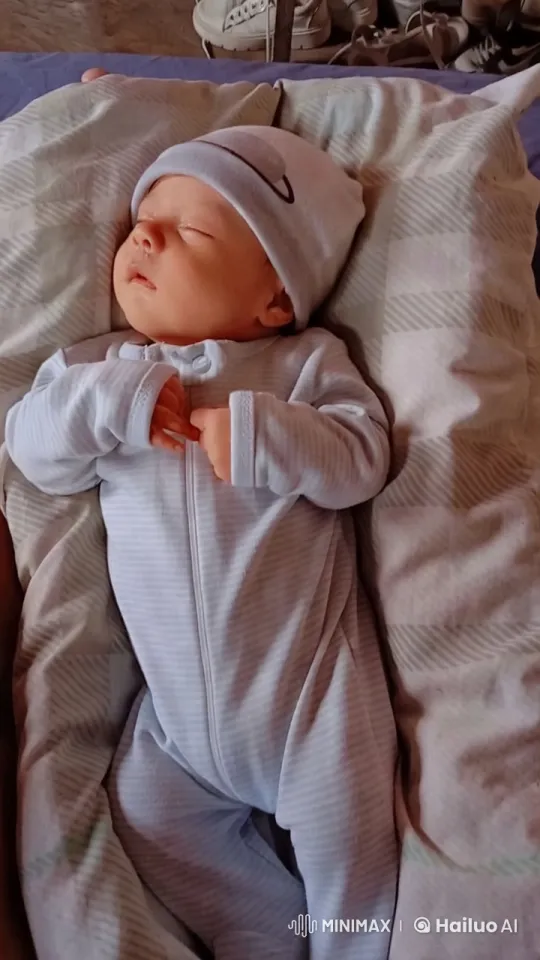 Baby's Gentle Movements in Cozy Home Setting – AI Generated Video | Hailuo AI