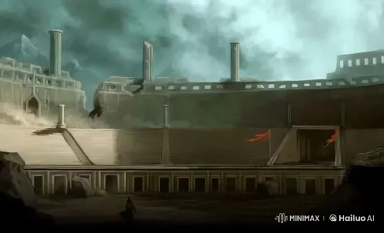 Mysterious Ancient Arena with Dramatic Camera Work – AI Generated Video | Hailuo AI