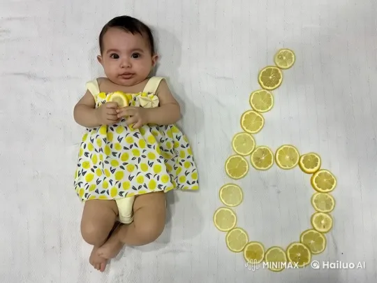 Baby's Playful Dance with Lemons – AI Generated Video | Hailuo AI