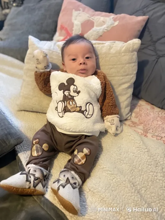 Baby in Mickey Outfit Dances and Plays Kung Fu – AI Generated Video | Hailuo AI