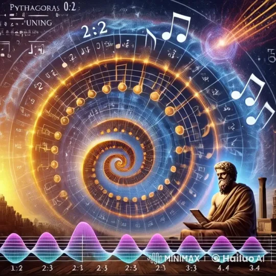 Visualizing Pythagorean Tuning on a Monochord – AI Generated Video | Hailuo AI