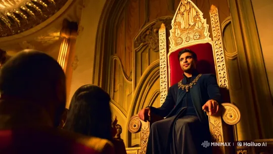 Noah Jesús Adored in Majestic Throne Scene – AI Generated Video | Hailuo AI