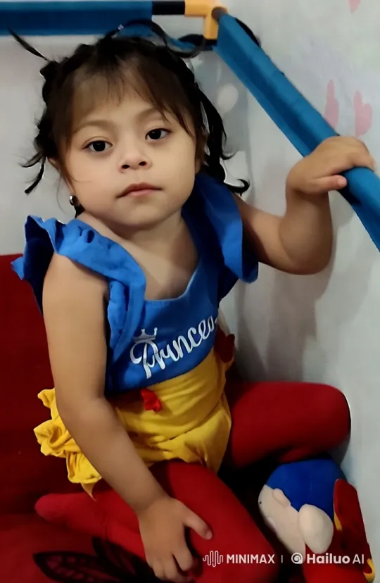 Colorful Princess Plays with Joy in Cozy Setting – AI Generated Video | Hailuo AI