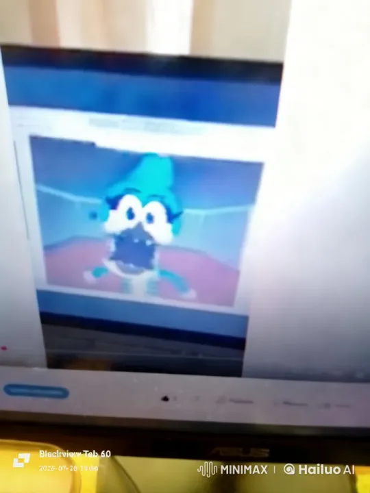 Curious Cat Enchanted by Animated Character on Computer Screen – AI Generated Video | Hailuo AI