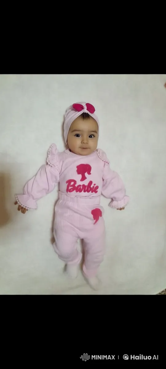 Baby in Barbie Outfit Dances and Poses Kung Fu – AI Generated Video | Hailuo AI