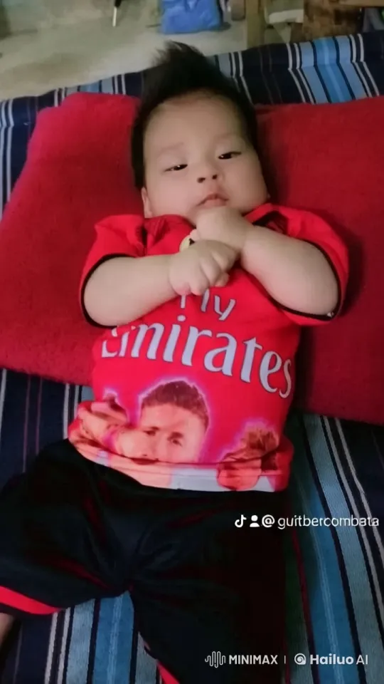 Baby Mimics Goku in Colorful Indoor Dance Scene – AI Generated Video | Hailuo AI