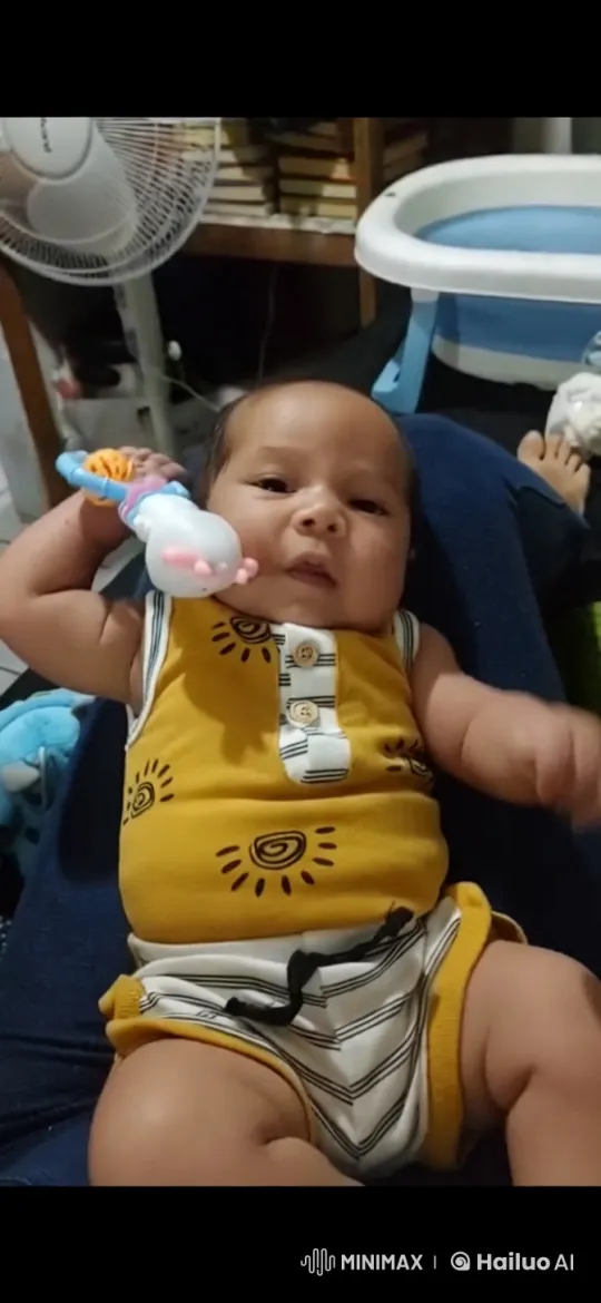 Baby Dancing Cheerfully in Colorful Onesie – AI Generated Video | Hailuo AI