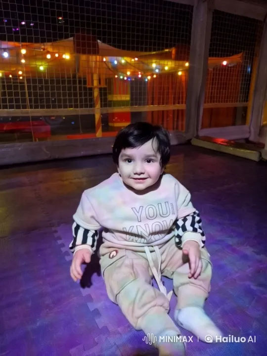 Child's Joyful Kung Fu Dance in Festive Play Area – AI Generated Video | Hailuo AI