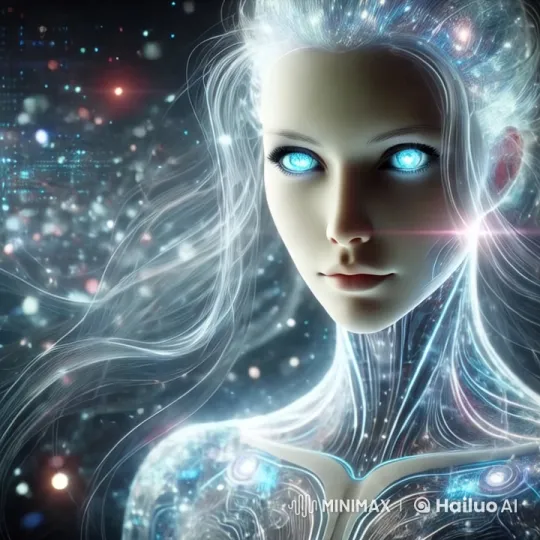 Futuristic Figure in Ethereal, Dynamic Visual Experience – AI Generated Video | Hailuo AI