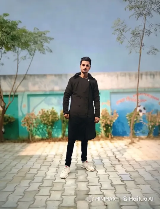 Young Man in Black Coat: Aesthetic Smoking Scene – AI Generated Video | Hailuo AI