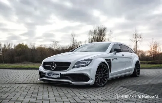 Mercedes CLS X218 in Serene Landscape – AI Generated Video | Hailuo AI