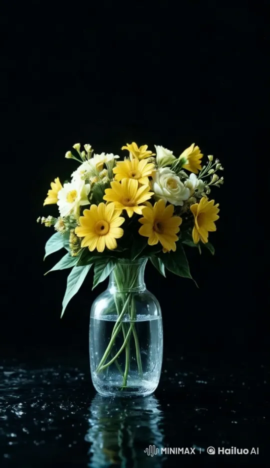 Floral Beauty: Capturing the Dance of Petals – AI Generated Video | Hailuo AI