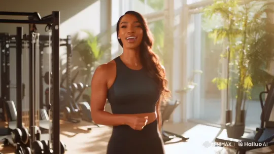Fitness Motivation: Tips from an Aesthetic Gym Setting – AI Generated Video | Hailuo AI