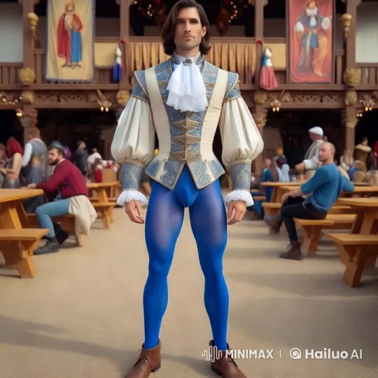 Renaissance Man Startled at Medieval Fair – AI Generated Video | Hailuo AI