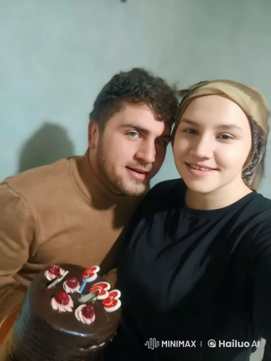 Couple Celebrates Love with Candlelit Cake Kiss – AI Generated Video | Hailuo AI