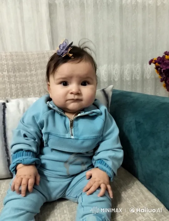 Baby Performs Playful Kung Fu on Beige Couch – AI Generated Video | Hailuo AI