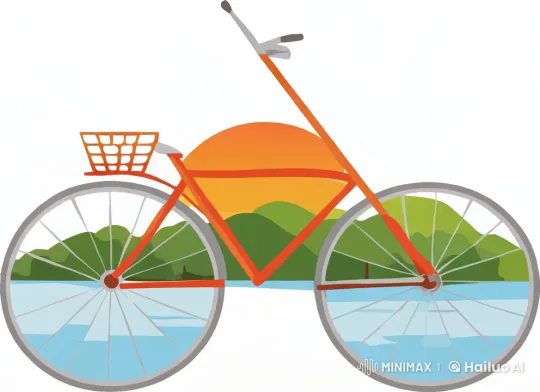 Enchanted Bicycle Journey Through a Dreamy Landscape – AI Generated Video | Hailuo AI