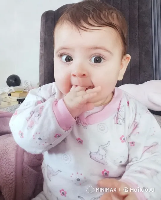Baby in Cozy Onesie Amidst Gentle Details – AI Generated Video | Hailuo AI