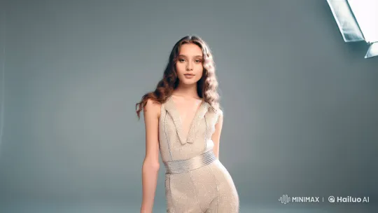 Vogue Fashion Shoot Showcases Elegant 18-Year-Old Model – AI Generated Video | Hailuo AI