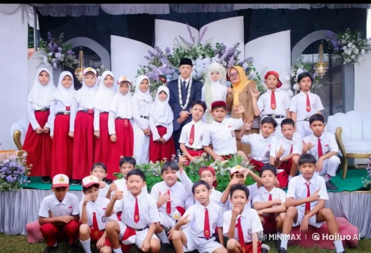 School Children Celebrate with Kung Fu Performance – AI Generated Video | Hailuo AI