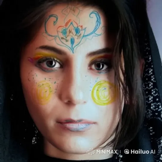 Fierce Female Warrior Prepares for Battle – AI Generated Video | Hailuo AI