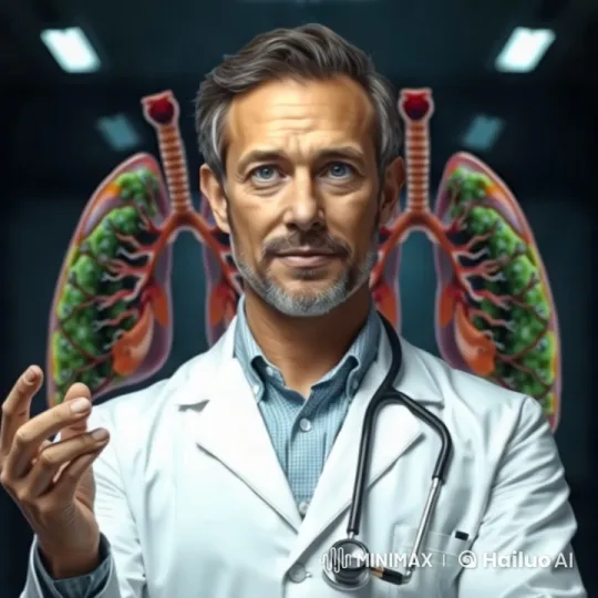 Professional Doctor Explaining in Modern Medical Setting – AI Generated Video | Hailuo AI