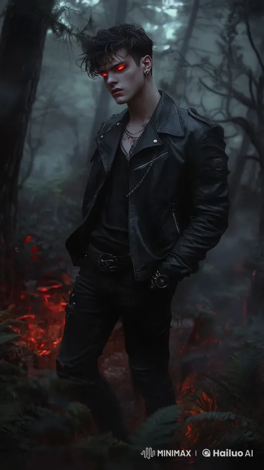 Mysterious Man Flees Through Enchanted Forest in Live2D Animation – AI Generated Video | Hailuo AI