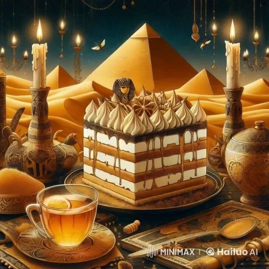 Mystical Sphinx Enjoying a Luxurious Desert Dinner – AI Generated Video | Hailuo AI