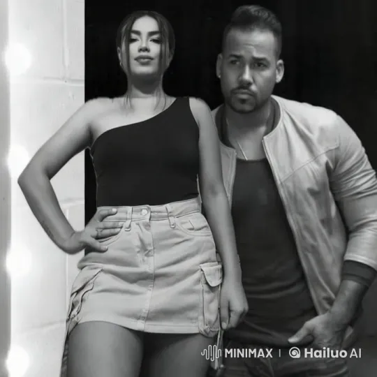 Dynamic Duo in Stylish Attire with Soft Lighting – AI Generated Video | Hailuo AI