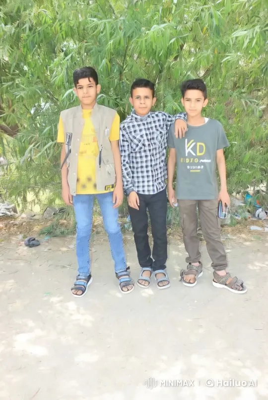 Boys Relaxing Under Green Trees with Casual Attire – AI Generated Video | Hailuo AI